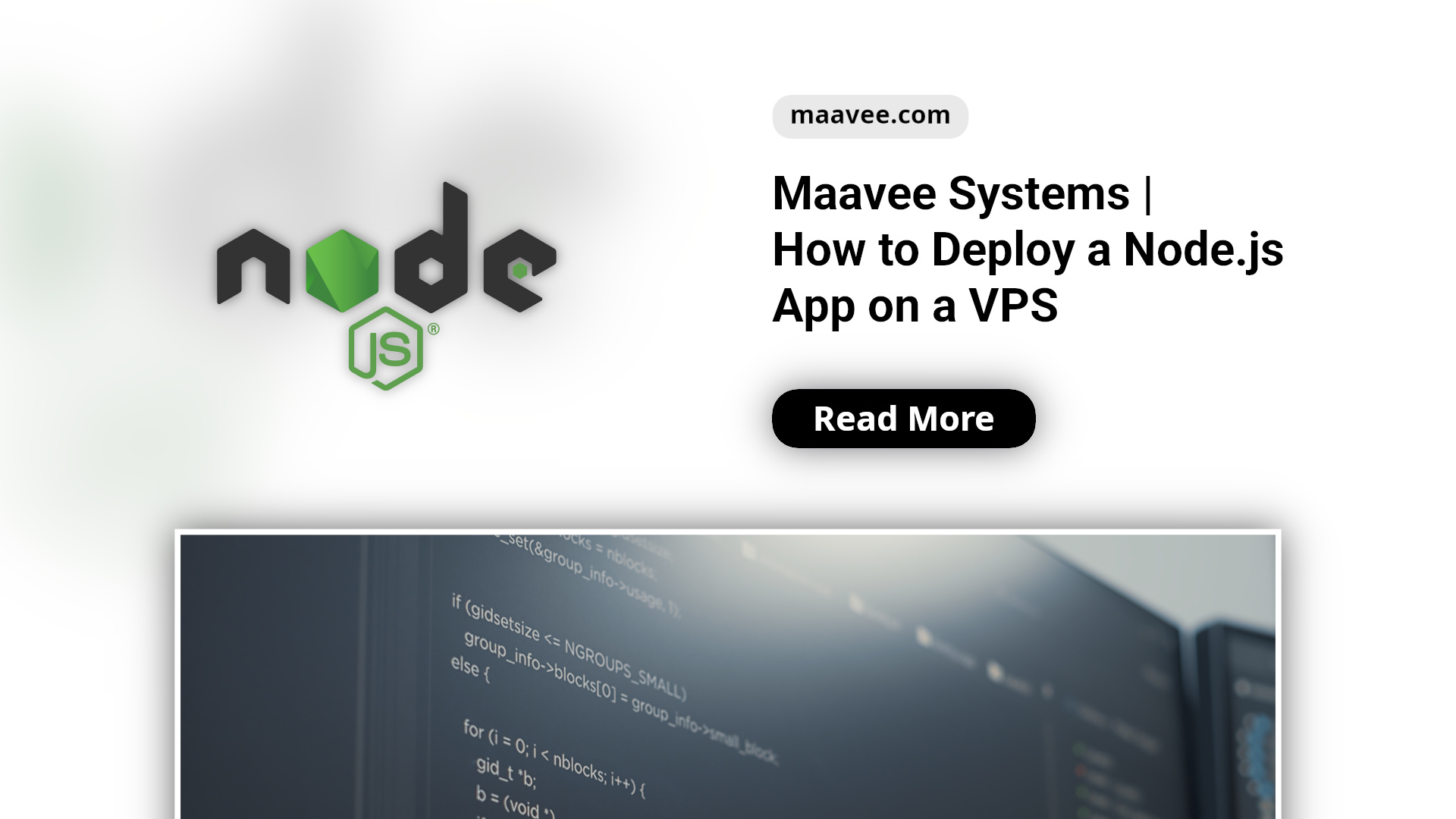 How to Deploy a Node.js App on a VPS Featured Image